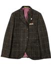 Grouse GIBSON LONDON 1960s Mod Tweed Check Blazer