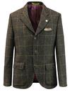 Grouse GIBSON LONDON 1960s Mod Tweed Check Blazer
