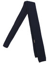 GIBSON LONDON Mens Mod Knitted Square End Tie NAVY