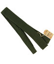 GIBSON LONDON 60s Mod Knitted Square End Tie OLIVE