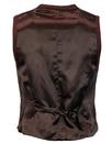 Tyburn GIBSON LONDON 60s Mod Rust Tweed Waistcoat