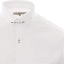 GIBSON LONDON Mod Smart Oxford Pin Collar Shirt 