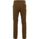GIBSON LONDON Mod Puppytooth Trousers (Old Gold)