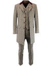 Winnie GIBSON LONDON 3/4 Length Velvet Collar Coat
