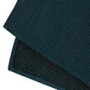 GIBSON LONDON Mod Woven Pocket Square in Teal