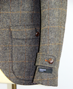 Grouse GIBSON LONDON Harris Tweed Retro Mod Blazer