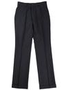 GIBSON LONDON Mod Navy Donegal Flat Front Trousers