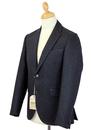 GIBSON LONDON Retro Mod Navy Donegal Suit