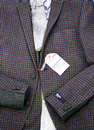 Moorgate GIBSON LONDON Tweed Check 60s Mod Blazer
