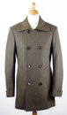 GIBSON LONDON Double Breasted Short Estate Coat K