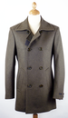 GIBSON LONDON Double Breasted Short Estate Coat K