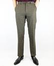 Moorgate GIBSON LONDON 60s Mod Donegal Trousers G