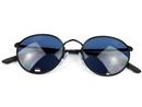GIORGIO ARMANI 60s Mod Fine Frame Round Sunglasses