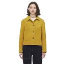 Daisy GLOVERALL Womens Retro Cropped Wool Jacket 