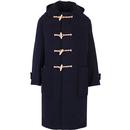 Gloverall Harrison Collared Duffle Coat in Navy Made in England MS5416 