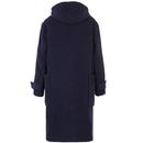 Harrison Gloverall Collared Duffle Coat  (Navy)
