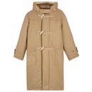 gloverall insulated duffle coat camel