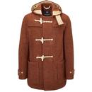 Gloverall Mid Monty Duffle Coat in Rust MC3577