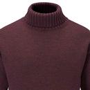 Gloverall Submariner Merino Wool Roll Neck Jumper 