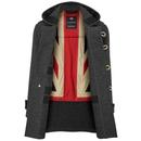 GLOVERALL Union Jack Mid Monty Mod Duffle Coat C