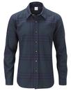 GLOVERALL Retro Mod Check Brushed Cotton Shirt (N)