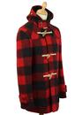 GLOVERALL Rob Roy Check Mid Monty Duffle Coat