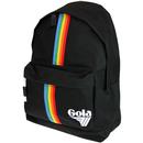 Harlow GOLA Retro Rainbow Stripe Backpack Bag