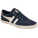Gola Badminton Trainers in Navy/Off White/Rust CMB321EW
