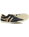 Bullet Mirror GOLA 70s Metallic Suede Trainers (G)