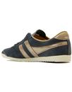 Bullet Mirror GOLA 70s Metallic Suede Trainers (G)