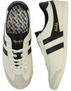 GOLA Bullet Retro Mens Off White Leather Trainers