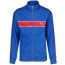 Gola Classics Retro 90s Chest Stripe Logo Track Top in Blue