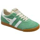 Gola Classics Elan Women's Suede Trainers in Jade and White CLB538NA Main Photo