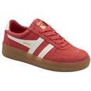 Gola Classics Women's Grand Slam Suede Trainers in Coral and Off White CLA589UX