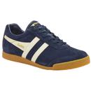 Gola Classics Harrier Suede Women's Retro 70s Trainers in Navy/White