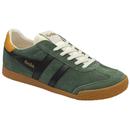 Gola Classics Men's Elan Trainers in Evergreen, Black and Dark Sun CMB538NH