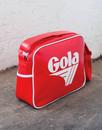GOLA Redford Retro 70s Sports Shoulder Bag RED/WHT