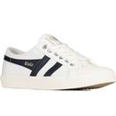 gola mens coaster canvas trainers off white navy