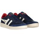 Contact Gola Classics Retro Leather Trainers N/W/R