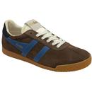 Gola Classics Elan Men's Trainers in Otter, Sapphire and Black Main Photo