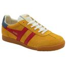 Gola Classics Elan Retro Suede Trainers in Sun, Deep Red and Moonlight CLB538YR