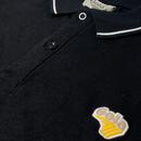 Gola Classics Retro 70s Logo Tipped Polo Shirt B