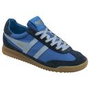 Gola Classics Firefly Women's Retro Trainers in Pacific Blue and Navy Main Photo