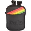 gola goodman retro rainbow micro pocket zip bag black