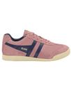 GOLA Harrier Womens Retro 70s Suede Trainers Rose 