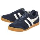 GOLA Harrier Suede Mens Retro 1970s Trainers Navy