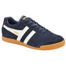 Gola Harrier Suede Retro Trainers Navy White