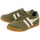 GOLA Harrier Suede Mens Retro 70s Trainers (K/OW)