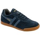 Gola Classics Harrier Suede Trainers in Navy, Moonlight and Ash CMA192EE