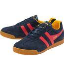 GOLA Harrier Suede Mens Retro 70s Trainers (N/R/S)